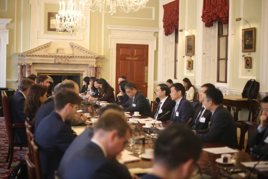 中英绿色金融工作组第五次会议在伦敦成功举办